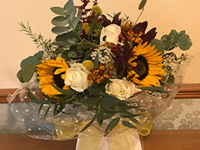 Gift bouquet - with Sunflowers