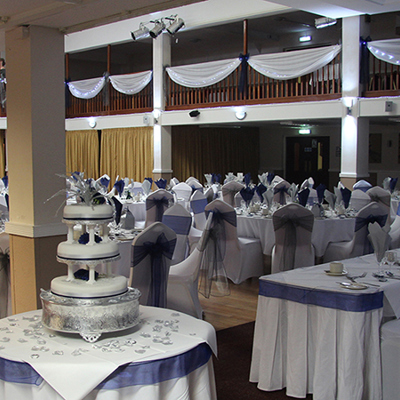 Navy & Silver wedding - Royal Maritime Club