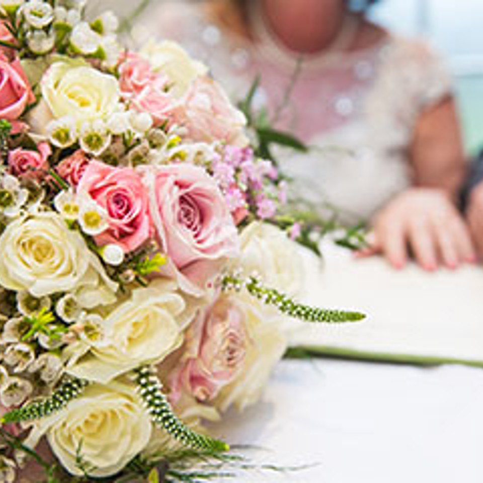 Blush pink wedding wedding bouquets