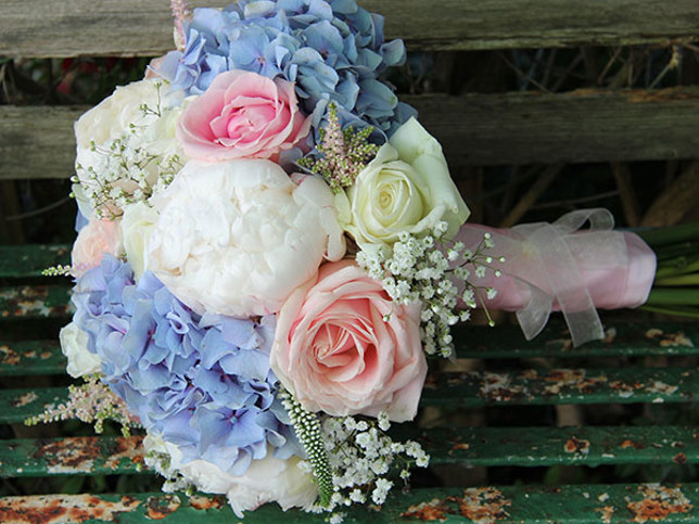 Pastel bouquets