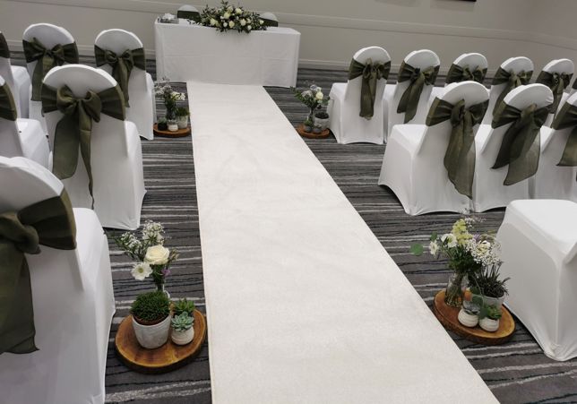 Olive green linen chair sashes with greens.jpg