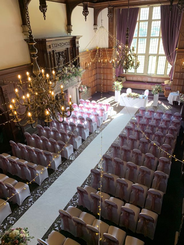 Rhinefield Ceremony decor pinks - Claire and Vijay.jpg