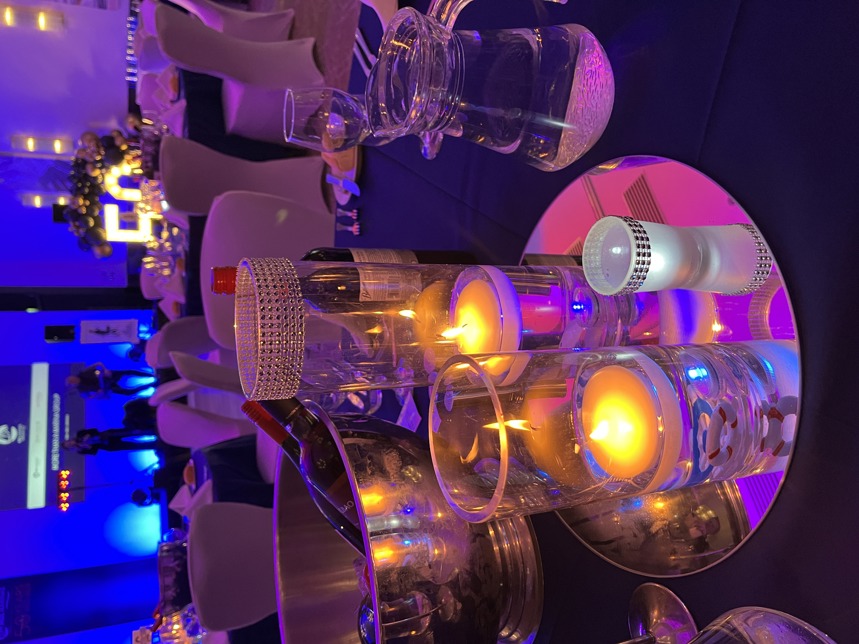 50years corporate - table centres